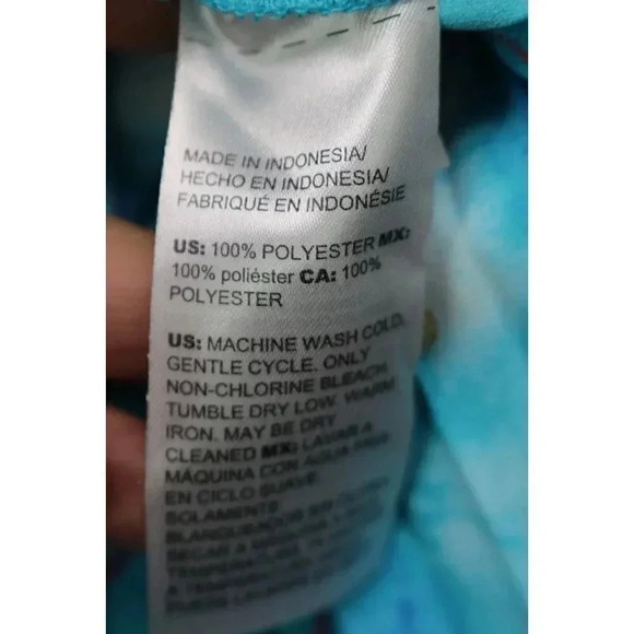 White House Black Market Pleated Maxi Skirt-Tie Dye-Size 10-Side Slits-Side Zip - Picture 6 of 8